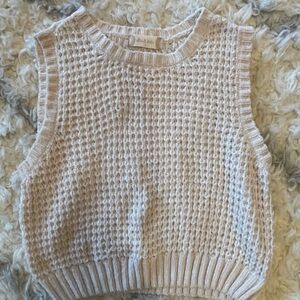 Altar'd State Cream Crew Neck Sweater